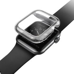 Aizsargvāciņš UNIQ etui Garde Apple Watch Series 4/5/6/SE 40mm Pelēks цена и информация | Аксессуары для смарт-часов и браслетов | 220.lv
