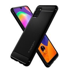 Spigen Rugged Armor Samsung A315 A31 czarny|black matte ACS00878 цена и информация | Чехлы для телефонов | 220.lv