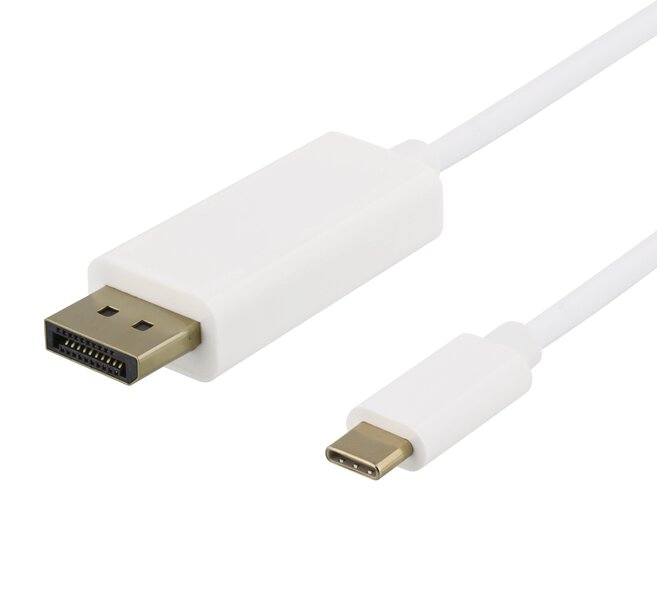 Deltaco,USB-C/DP,50см