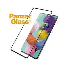 Aizsargstikls PanzerGlass Pro E2E Regular Samsung A51 A515 Case Friendly, Melns cena un informācija | Ekrāna aizsargstikli | 220.lv