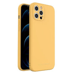 Telefona vāciņš Wozinsky Color Case Silikona iPhone 12 Pro Max dzeltens cena un informācija | Telefonu vāciņi, maciņi | 220.lv