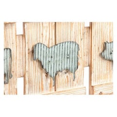 Настенная вешалка DKD Home Decor Животные Деревянный Металл (68 x 33 x 8 cm) цена и информация | Вешалки для одежды | 220.lv