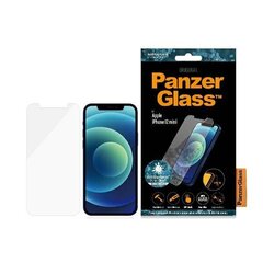 PanzerGlass Pro Standard Super+ iPhone 12 Mini Antibacterial cena un informācija | Ekrāna aizsargstikli | 220.lv