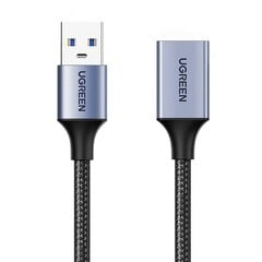 UGREEN Удлинительный кабель UGREEN USB 3.0, штекер USB-гнездо USB, 2 м цена и информация | Кабели и провода | 220.lv