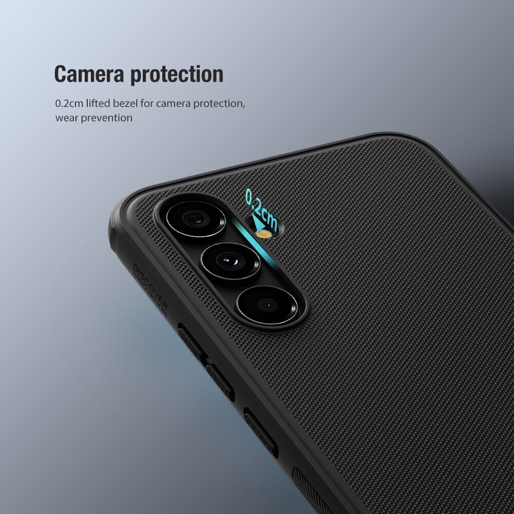 Nillkin Super Frosted PRO Back Cover for Samsung Galaxy A54 5G Black cena un informācija | Telefonu vāciņi, maciņi | 220.lv