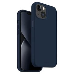 UNIQ etui Lino iPhone 14 6,1" niebieski|marine blue cena un informācija | Telefonu vāciņi, maciņi | 220.lv