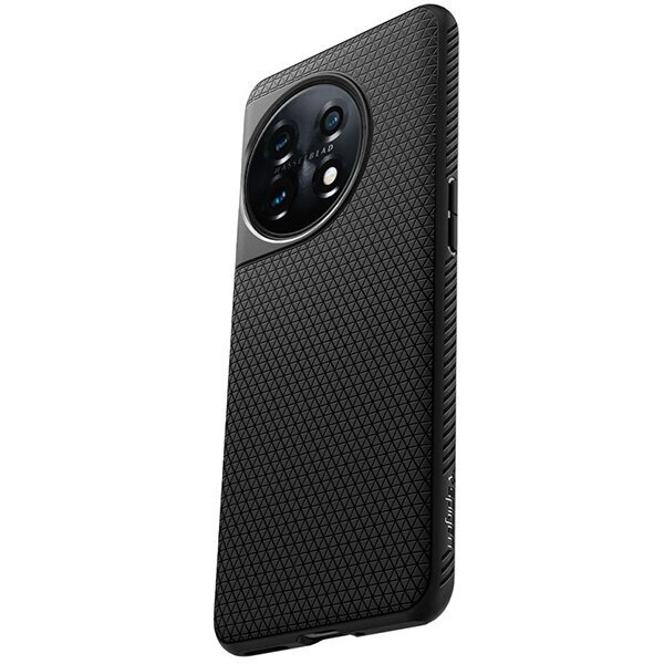 Spigen Liquid Air OnePlus 11 5G czarny|black ACS05799 cena un informācija | Telefonu vāciņi, maciņi | 220.lv