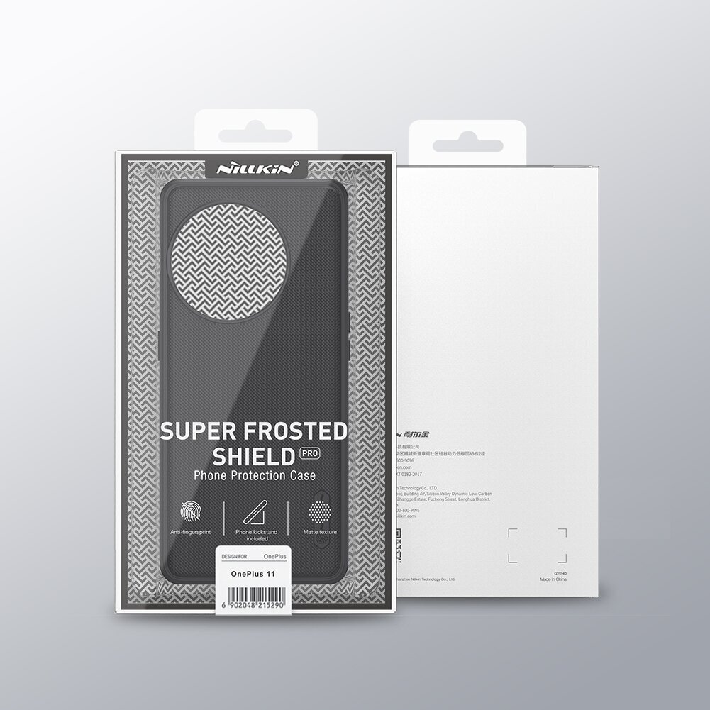 Nillkin Super Frosted PRO Back Cover for OnePlus 11 Black cena un informācija | Telefonu vāciņi, maciņi | 220.lv