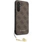 Korpuss Guess 4G Charms Collection do Galaxy A54 5G, brūns cena un informācija | Telefonu vāciņi, maciņi | 220.lv