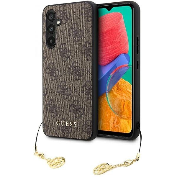 Korpuss Guess 4G Charms Collection do Galaxy A54 5G, brūns cena un informācija | Telefonu vāciņi, maciņi | 220.lv