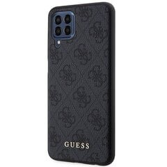 Guess GUHCSM33G4GFGR M33 5G M336 szary|grey hard case 4G Metal Gold Logo цена и информация | Чехлы для телефонов | 220.lv