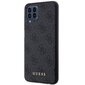 Guess GUHCSM33G4GFGR M33 5G M336 szary|grey hard case 4G Metal Gold Logo cena un informācija | Telefonu vāciņi, maciņi | 220.lv