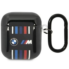 BMW BMA222SWTK AirPods 1|2 cover czarny|black Multiple Colored Lines cena un informācija | BMW Datortehnika | 220.lv