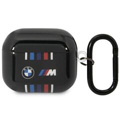 BMW BMA322SWTK AirPods 3 gen cover czarny|black Multiple Colored Lines цена и информация | Аксессуары для наушников | 220.lv