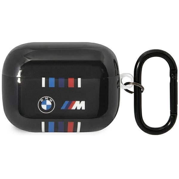 BMW BMAP22SWTK AirPods Pro cover czarny|black Multiple Colored Lines cena un informācija | Austiņu piederumi | 220.lv