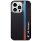 Etui BMW BMHCP14X22HVGV iPhone 14 Pro Max 6.7" czarny|black IML Tricolor Stripe cena un informācija | Telefonu vāciņi, maciņi | 220.lv