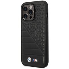 Etui BMW BMHCP14X22PMGK iPhone 14 Pro Max 6,7" czarny|black Bi Pattern cena un informācija | Telefonu vāciņi, maciņi | 220.lv