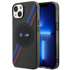 Etui BMW BMHMP14SHDTK iPhone 14 6.1" szary|grey Tricolor Stripes MagSafe цена и информация | Чехлы для телефонов | 220.lv