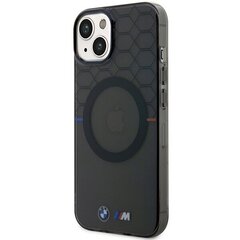 Etui BMW BMHMP14SHGPK iPhone 14 6.1" szary|grey Pattern MagSafe cena un informācija | Telefonu vāciņi, maciņi | 220.lv