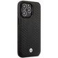 Etui BMW BMHMP14X22RFGK iPhone 14 Pro Max 6,7" czarny|black Leather Diamond Pattern MagSafe цена и информация | Telefonu vāciņi, maciņi | 220.lv