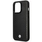 Etui BMW BMHMP14X22RFGK iPhone 14 Pro Max 6,7" czarny|black Leather Diamond Pattern MagSafe цена и информация | Telefonu vāciņi, maciņi | 220.lv