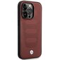 Etui BMW BMHMP14X22RPSR iPhone 14 Pro Max 6,7" burgundowy|burgundy Leather Seats Pattern MagSafe цена и информация | Telefonu vāciņi, maciņi | 220.lv