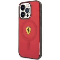 Ferrari FEHMP14LURKR iPhone 14 Pro 6,1" czerwony|red hardcase Translucent Magsafe cena un informācija | Telefonu vāciņi, maciņi | 220.lv