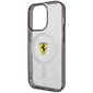 Ferrari FEHMP14LURKT iPhone 14 Pro 6,1" przezroczysty|transparent hardcase Outline Magsafe cena un informācija | Telefonu vāciņi, maciņi | 220.lv