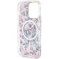 Guess GUHMP14LHCFWSP iPhone 14 Pro 6.1" różowy|pink hardcase Flower MagSafe cena un informācija | Telefonu vāciņi, maciņi | 220.lv