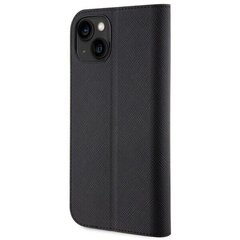 Karl Lagerfeld KLBKP14SSANKCPK iPhone 14 6.1" bookcase czarny|black Saffiano Karl & Choupette cena un informācija | Telefonu vāciņi, maciņi | 220.lv