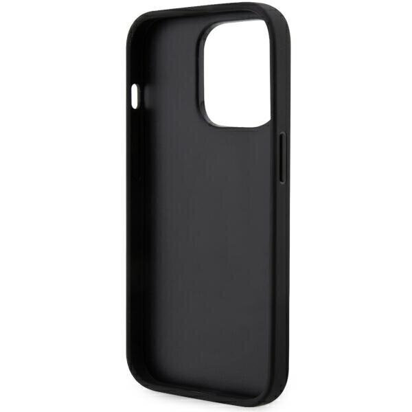 Karl Lagerfeld KLHCP14LSANKCPK iPhone 14 Pro 6.1" hardcase czarny|black Saffiano Karl & Choupette cena un informācija | Telefonu vāciņi, maciņi | 220.lv
