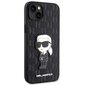 Karl Lagerfeld KLHCP14MSAKHPKK iPhone 14 Plus 6.7" czarny|black Saffiano Monogram Ikonik cena un informācija | Telefonu vāciņi, maciņi | 220.lv
