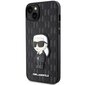 Karl Lagerfeld KLHCP14MSAKHPKK iPhone 14 Plus 6.7" czarny|black Saffiano Monogram Ikonik cena un informācija | Telefonu vāciņi, maciņi | 220.lv