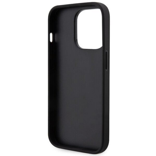 Karl Lagerfeld KLHCP14XSAKHPCK iPhone 14 Pro Max 6.7" czarny|black Saffiano Monogram Choupette cena un informācija | Telefonu vāciņi, maciņi | 220.lv