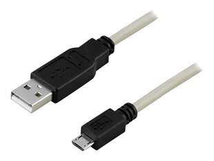 Deltaco USB-299, USB 2.0, USB-A, 0.25m цена и информация | Кабели для телефонов | 220.lv