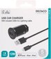 Deltaco USB-CAR130 цена и информация | Lādētāji un adapteri | 220.lv