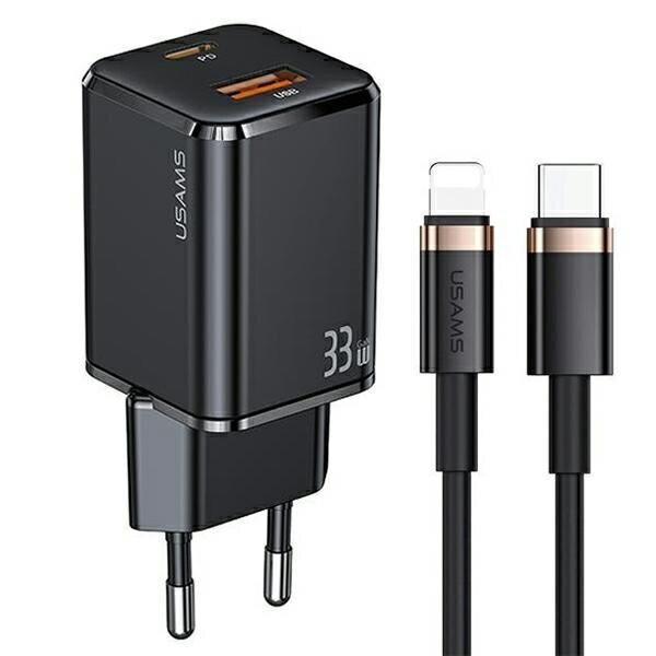 Adapteris Usams USKTZ01, 1xUSB-C+1xUSB cena un informācija | Lādētāji un adapteri | 220.lv