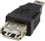 Adapteris Deltaco USB-72 USB-A, Mini-B цена и информация | Adapteri un USB centrmezgli | 220.lv