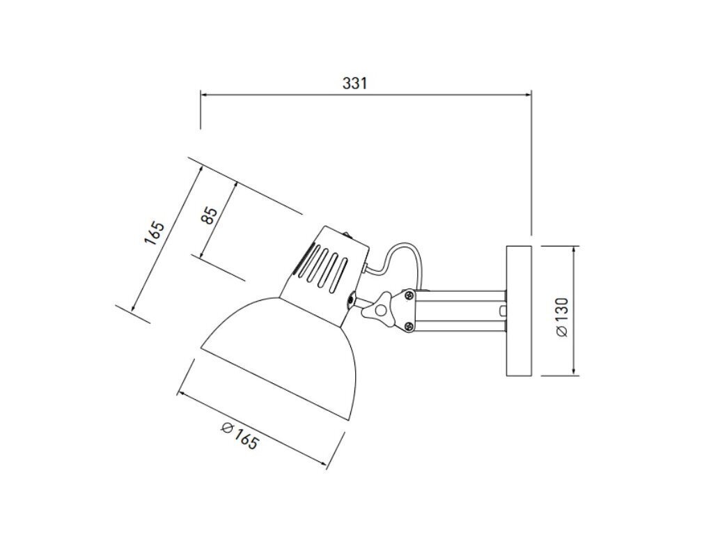 Sienas lampa Artemia 2195 cena un informācija | Sienas lampas | 220.lv