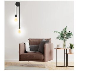 Sienas lampas sconce APP1147-2W melns цена и информация | Настенные светильники | 220.lv