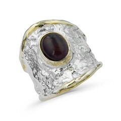 Серебряное (925) кольцо с драгоценными камнями, код f50311 F50311EU-55 цена и информация | Кольца | 220.lv