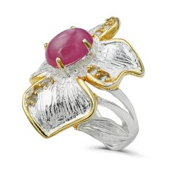 Серебряное (925) кольцо с драгоценными камнями, код f50317 F50317EU-60 цена и информация | Кольца | 220.lv