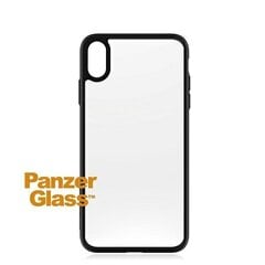 Telefona vāciņš PanzerGlass ClearCase iPhone Xs Max, Melns cena un informācija | Telefonu vāciņi, maciņi | 220.lv