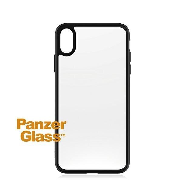 Telefona vāciņš PanzerGlass ClearCase iPhone Xs Max, Melns cena un informācija | Telefonu vāciņi, maciņi | 220.lv