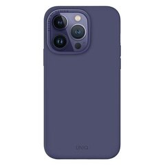 Telefona kameras aizsargs UNIQ etui Lino iPhone 14 Pro Max 6,7" Violets cena un informācija | Telefonu vāciņi, maciņi | 220.lv