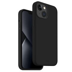 Objektīva aizsargs UNIQ etui Lino iPhone 14 6,1" Melns цена и информация | Чехлы для телефонов | 220.lv