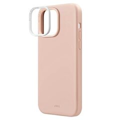 Telefona vāciņš UNIQ etui Lino iPhone 14 Pro Max 6,7" Rozā cena un informācija | Telefonu vāciņi, maciņi | 220.lv