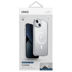 UNIQ etui Combat iPhone 14 6,1" Magclick Charging przeźroczysty|dove satin clear цена и информация | Чехлы для телефонов | 220.lv