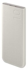 EB-P3400XUE Samsung FastCharge PowerBank 2x USB-C 25W 10000mAh Beige цена и информация | Samsung Велосипеды, самокаты, ролики, скейтборды | 220.lv