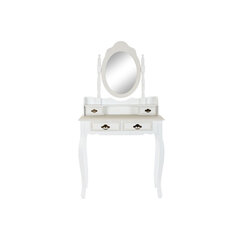 Туалетный столик DKD Home Decor Белый ABS Зеркало Деревянный MDF (75 x 40 x 140 cm) цена и информация | Туалетные столики | 220.lv